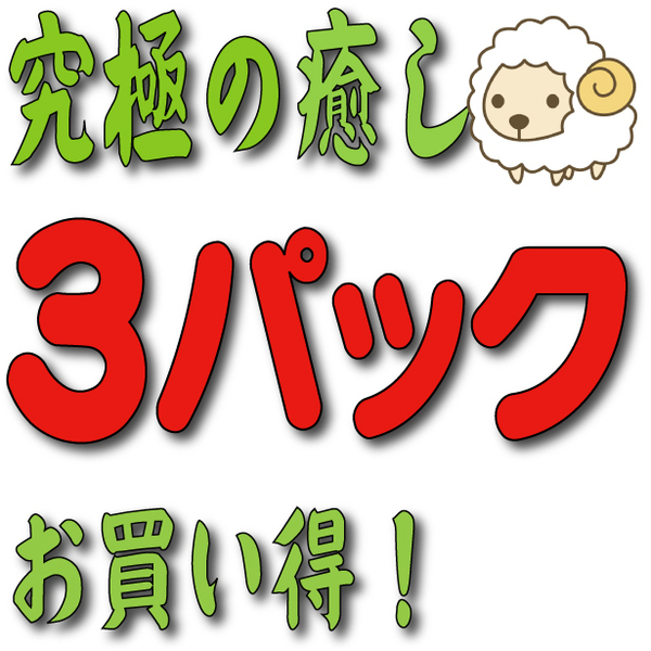 ●● 癒し お得な3パック (送料無料 究極のリラックス 疲労回復 睡眠障害 不眠症)