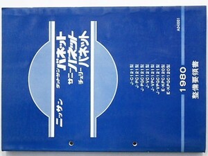 DATSUN・SUNNY・CHERRY/VANETTE J-/121 整備要領書 + 追補版２冊