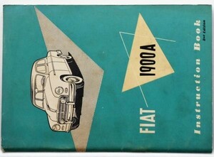 Fiat 1900A Instructio Book 英語版