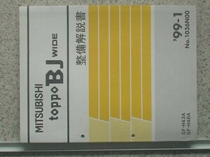 Mitsubishi Toppo Wide GF-H/43A, 48A №1036N00