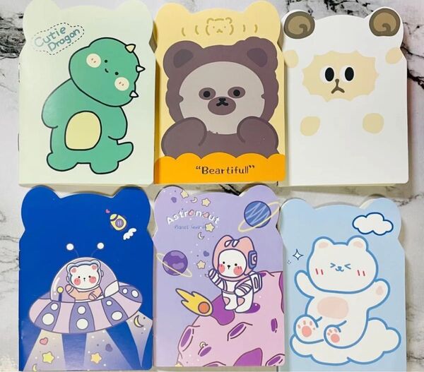 ゆるかわ ゆるきゃら メモ帳 セット 韓国