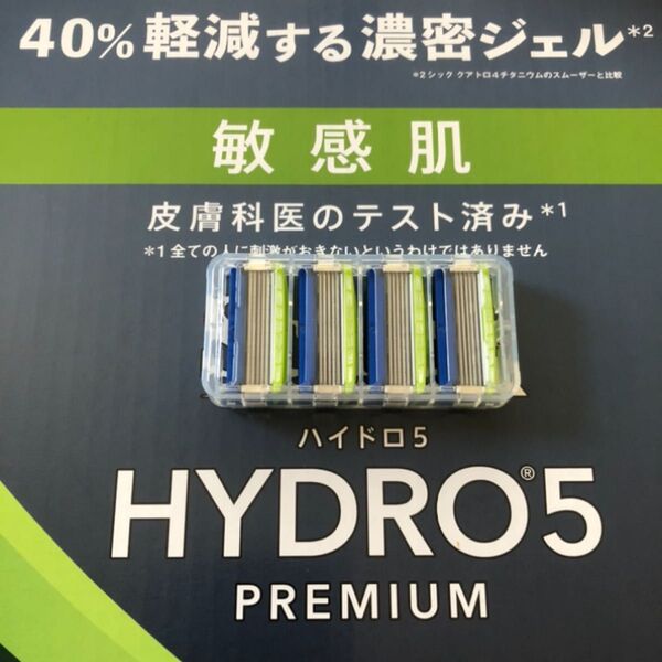 シック ハイドロ5 プレミアム 敏感肌用 替刃4個