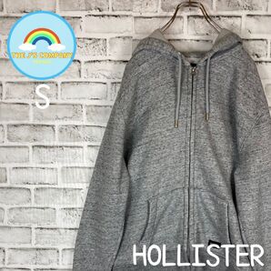 USA古着HOLLISTER 薄手裏起毛プルオーバーパーカー S