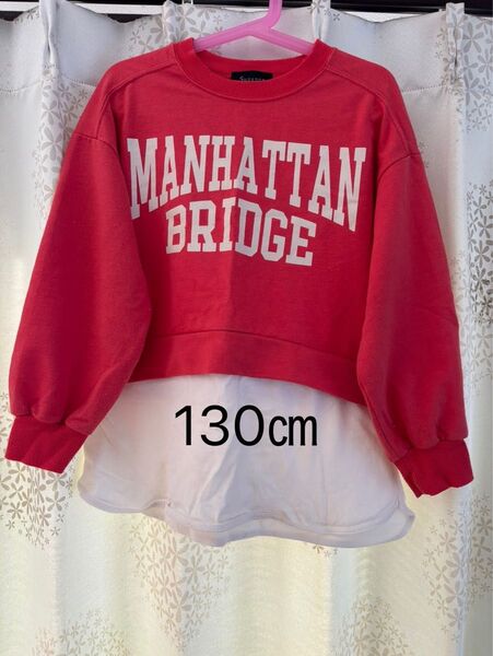 長袖 カットソー Tシャツ トップス 女の子 130㎝ 子ども服