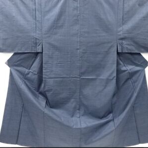 未使用品 本場泥大島紬 80亀甲 アンサンブル ビンテージ アンティーク 袷