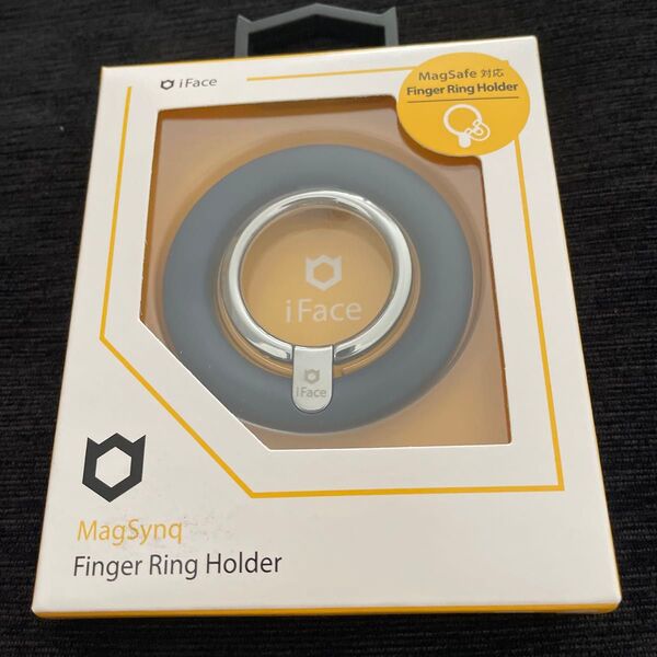 Hamee スマホリング iFACE MagSafe RING (ネイビー) 41-971291