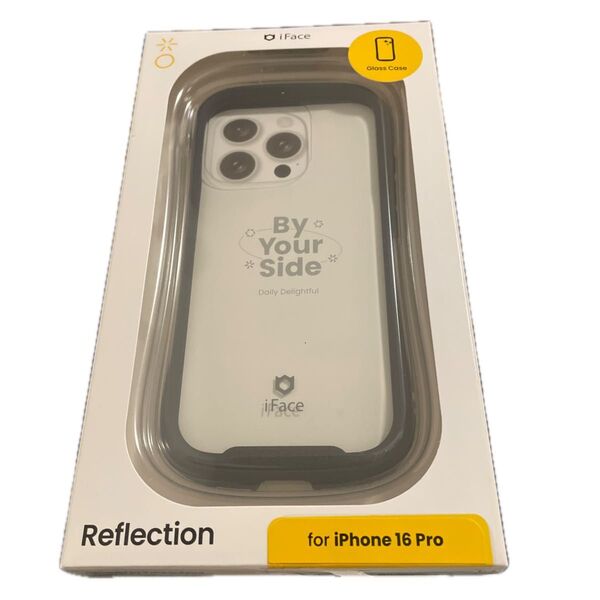 iPhone 16 Pro用 強化ガラスクリアケース iFace Reflection (ブラック)Hamee 41-979679