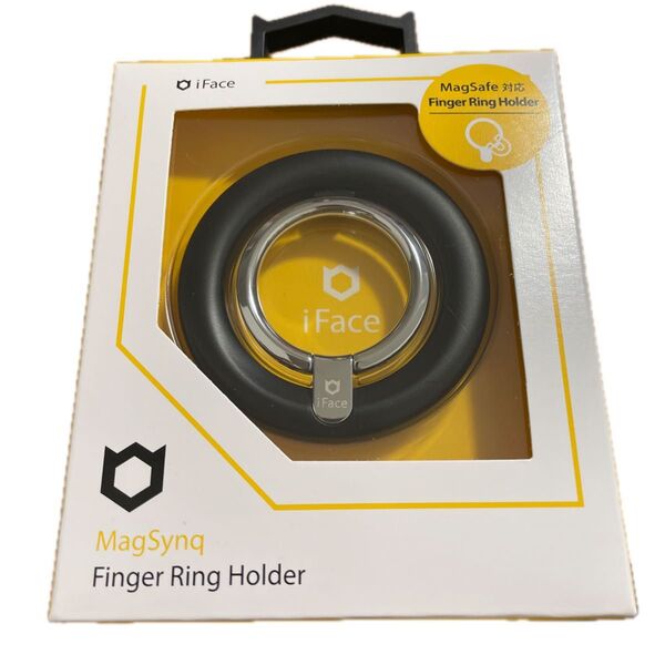 Hamee スマホリング iFACE MagSafe RING (ブラック) 41-971284