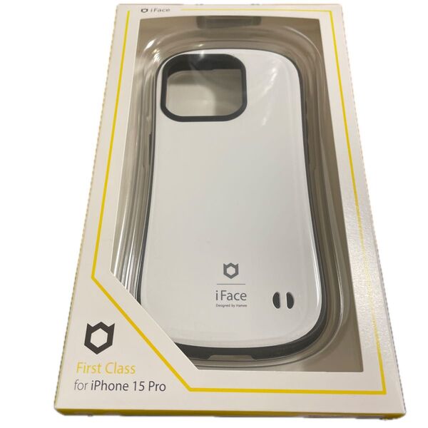 Hamee iPhone 15 Pro用 ハイブリッドケース iFace Standard (ホワイト) 41-959640