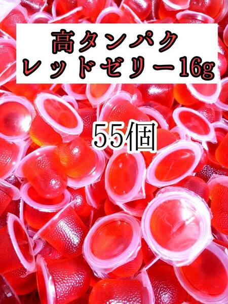 高タンパク レッドゼリー16g 55個 クワガタ カブトムシ オオクワガタ フクロモモンガ ハムスター フクロモモンガ 小動物 クワカブ