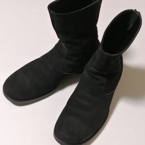 MaD ムーンエイジデビルメント スウェード バックジップ ブーツ ブラック サイズ40