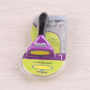 新品 大型猫 長毛用 long hair L トリミングブラシ グルーミング ペットブラシ ファーミネーター互換品