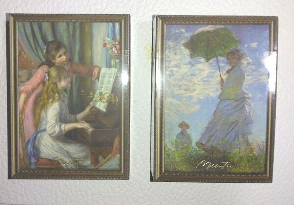 ミルフィー 絵画アイシャドウ ピアノを弾く少女たち&日傘の女
