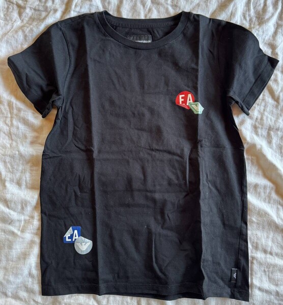 エンポリオアルマーニ EMPORIO ARMANI Tシャツ カットソー 10A 濃紺 シンプル