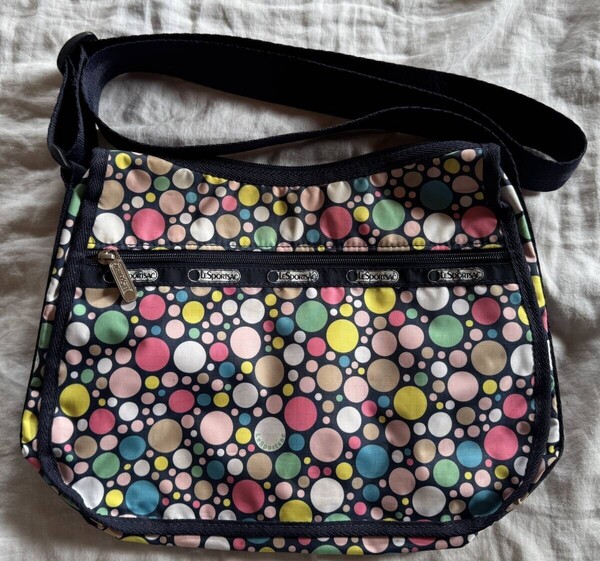 レスポートサック LESPORTSAC ポーチ ショルダーバッグ ドット カラフル