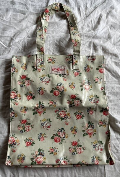 Cath Kidston キャスキッドソン 花柄 長期保管品 ハンドバッグ ビニール製 トート