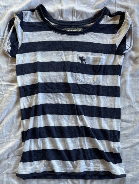 Abercrombie&Fitch アバクロンビー&フィッチ 半袖 Tシャツ ボーダー XS