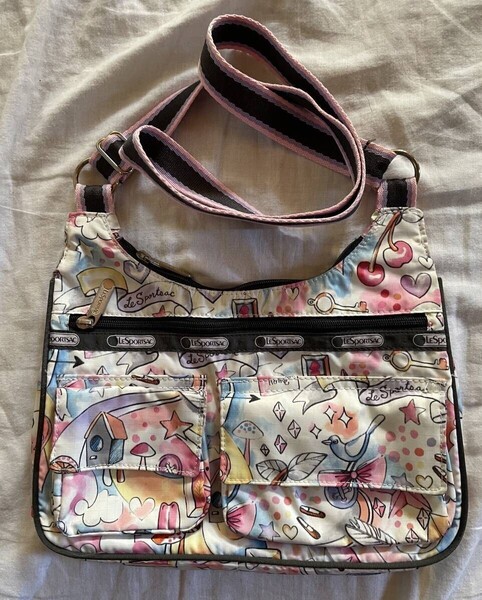 LeSportsac ショルダーバッグ 桃色 家柄 定番