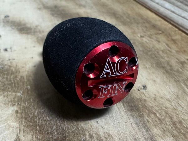 ZPI バレルシェイプノブ ハンドルノブ レッド ACFINロゴ ハンドルノブ ZPI
