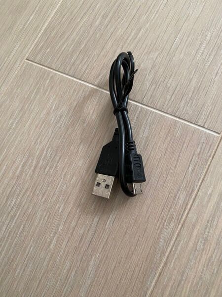 Micro USB Type-B ケーブル 40cm(黒)