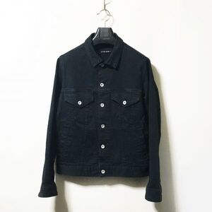 #niko and ...|ニコアンド ストレッチ入り加工デニムジャケット ブラックカラー sizeM