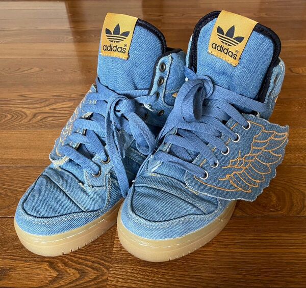 【レア】 adidas アディダス ジェレミースコット デニム スニーカー レディース Jeremy Scott Denim