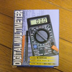 デジタルマルチテスター★コンパクトサイズ★直流電圧 電流 交流電圧 (ブラック)