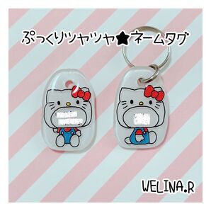 ぷっくりツヤツヤ☆ネームタグ