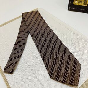 【美品】GIORGIO ARMANI ジョージオアルマーニ ネクタイ 総柄 シルク 厚手