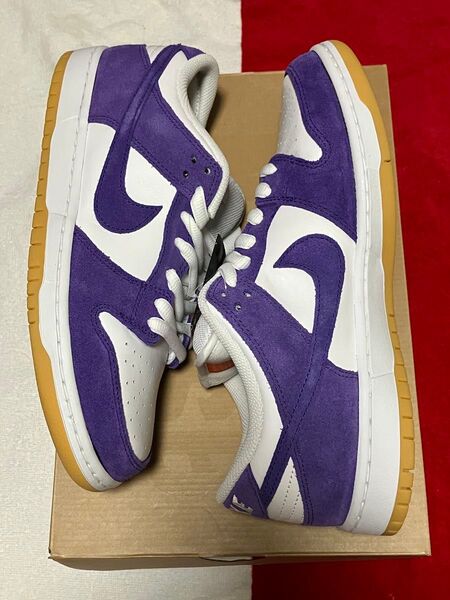 ※価格相談不可 SB Dunk Low Court Purple Gumナイキ ダンク オレンジレーベル コートパープル ガム