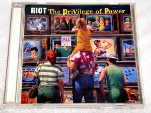 CD　RIOT ライオット THE PRIVILEGE OF POWER/CSCS-5053