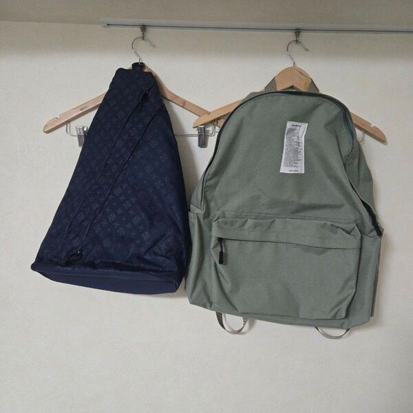 Daily russet ナイロンモノグラムボディバッグ+リュック 未使用品