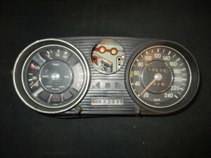 # Benz W108 W109 280SEL meter used 19696km parts taking equipped 250 300 SEL instrument panel gasoline water temperature gage Speed octopus #