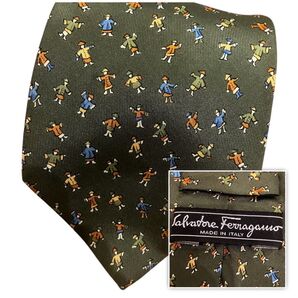 Salvatore Ferragamo 人物柄 ネクタイ高級ネクタイ ネクタイ