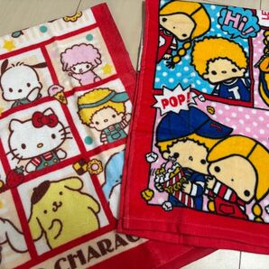 ヘアゴム+パティ&ジミー フェイスタオル 2枚