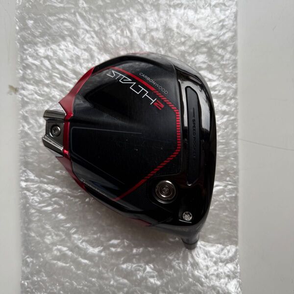 TaylorMade STEALTH2 ツアー支給品スペックシート有 ドライバーヘッドのみ バックウエイト2個付