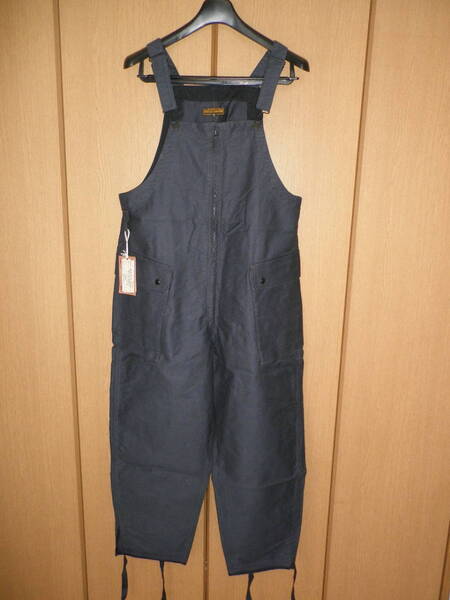 ☆新品 フリーホイーラーズ “DECK BIB OVERALLS” (34)　NAVY　 “デッキ ビブ オーバーオール” 