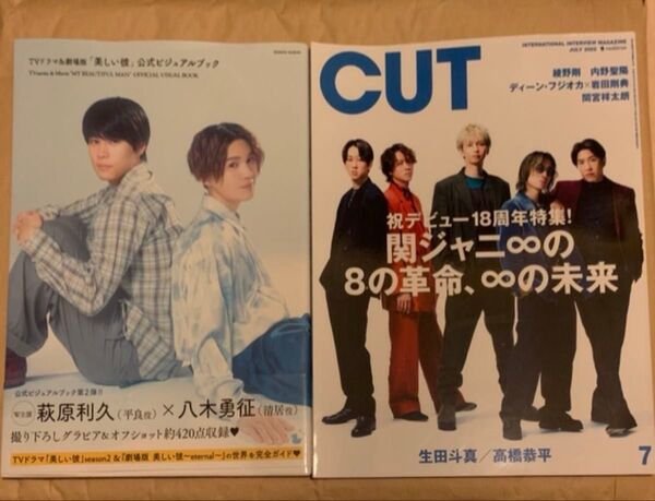 TVドラマ&劇場版「美しい彼」公式ビジュアルブック CUT(カット)2022年7月号 No.446 八木勇征 萩原利久