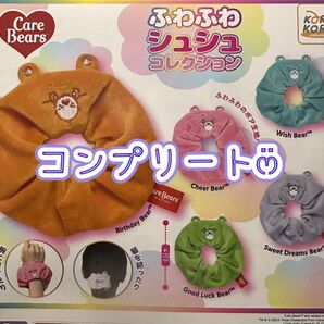 コンプリート ケアベア ふわふわ シュシュコレクション①