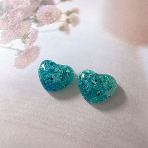 ハンドメイド* ピアスorノンホールピアス〜ハート