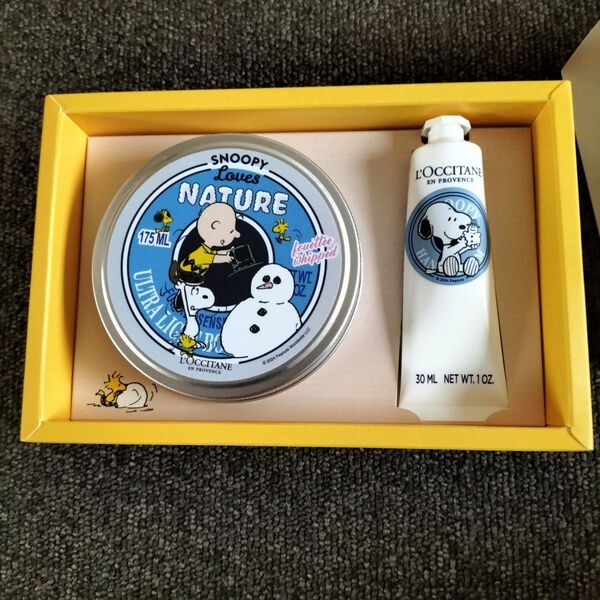 L'OCCITANE SNOOPY 2025 NEWYEAR スノーシア セット ロクシタン ボディクリームハンドクリーム