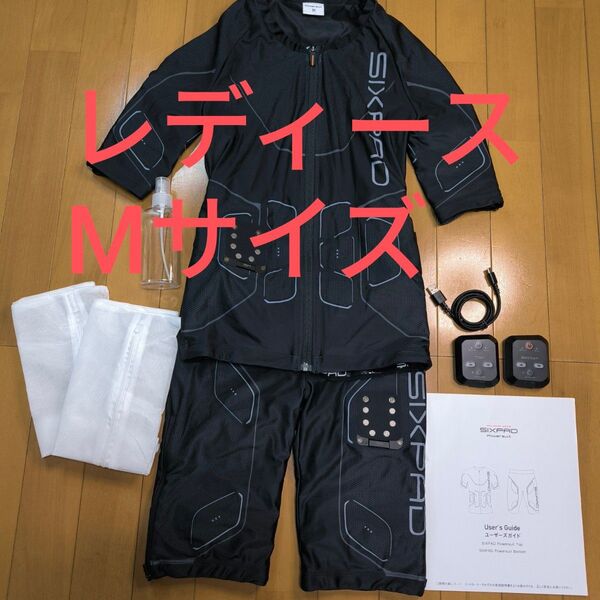 パワースーツ レディース 上下Mサイズ シックスパッド SIXPAD 正規品 MTG トップス ボトムス Top&Bottom