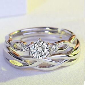 ペアリング 2個セット シンプル 指輪