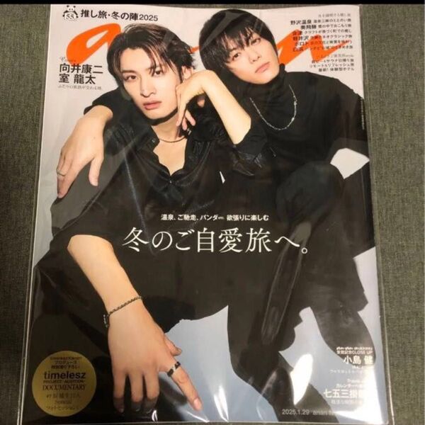 【未読品】anan(アンアン) 2025年1月29日号 No.2431 向井康二 室龍太 timelesz タイプロ