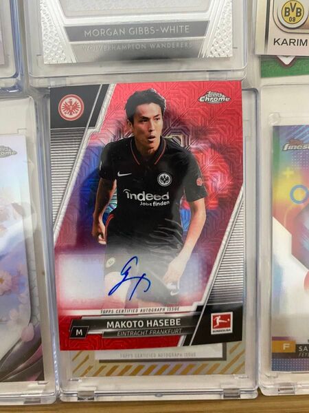 長谷部誠 サインカード Topps Auto 直筆サイン