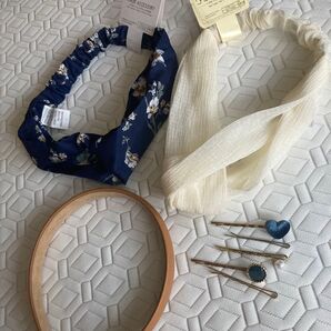 * ヘアアクセサリーセット * カチューシャ ヘアバンド ターバン ヘアピン
