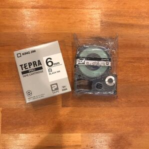テプラPROテープカートリッジ 白ラベル/黒文字 SS6K 6mm 2個セット