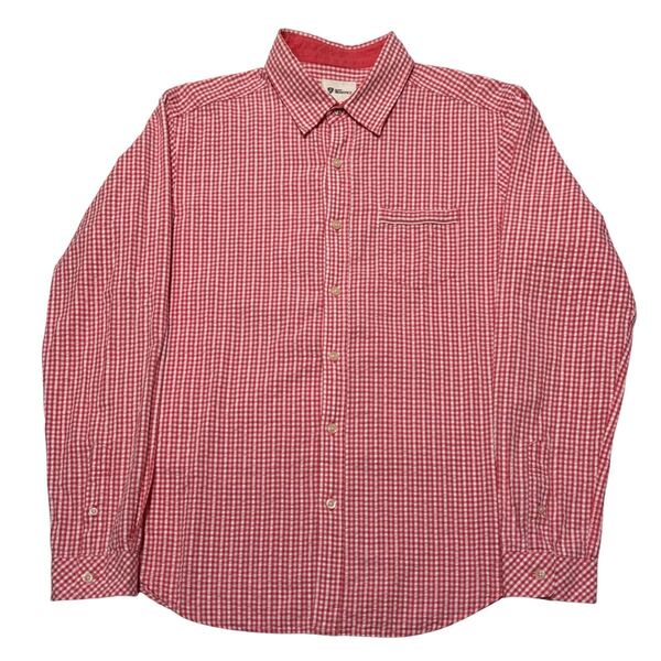 THE SHOP TK MIXPICE ザ ショップ ティーケー 長袖シャツ チェック シアサッカー L