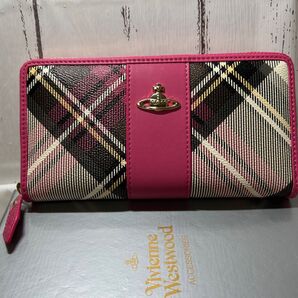 【ショッパー付き】 VivienneWestwood 長財布 ピンク