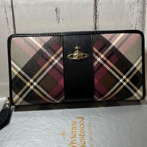 【ショッパー付き 】Vivienne Westwood 長財布 ブラック